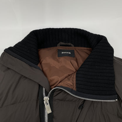 ZUCCa ズッカ ﾀﾞｰｸﾌﾞﾗｳﾝ CZ14FA531 ﾀﾞｳﾝｼﾞｬｹｯﾄ ジャケット M