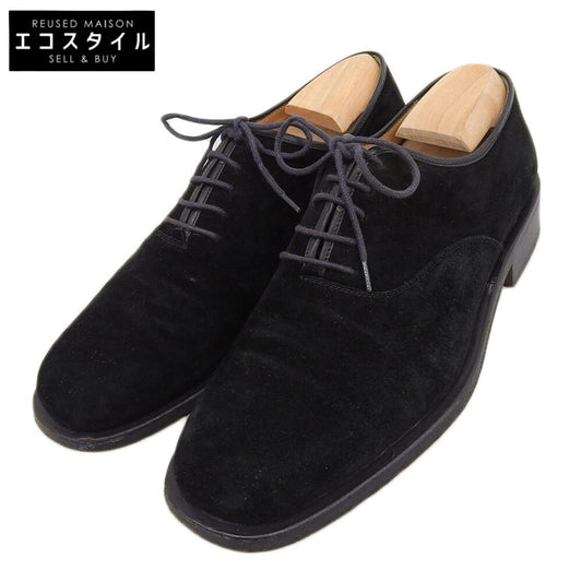 Salvatore Ferragamo サルヴァトーレフェラガモ Salvatore Ferragamo サルヴァトーレフェラガモ スエード Uチップ シューズ メンズ 黒 ブラック 7EEE TA6012 シューズ 7EEE