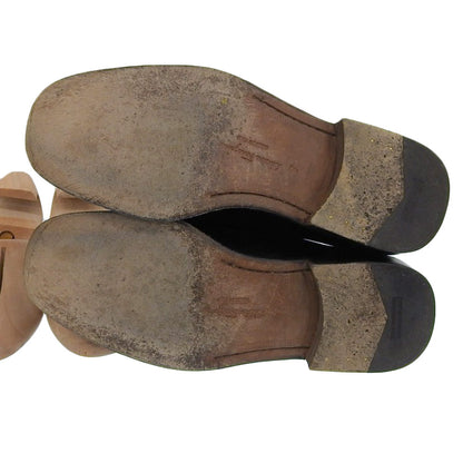 Salvatore Ferragamo サルヴァトーレフェラガモ Salvatore Ferragamo サルヴァトーレフェラガモ スエード Uチップ シューズ メンズ 黒 ブラック 7EEE TA6012 シューズ 7EEE