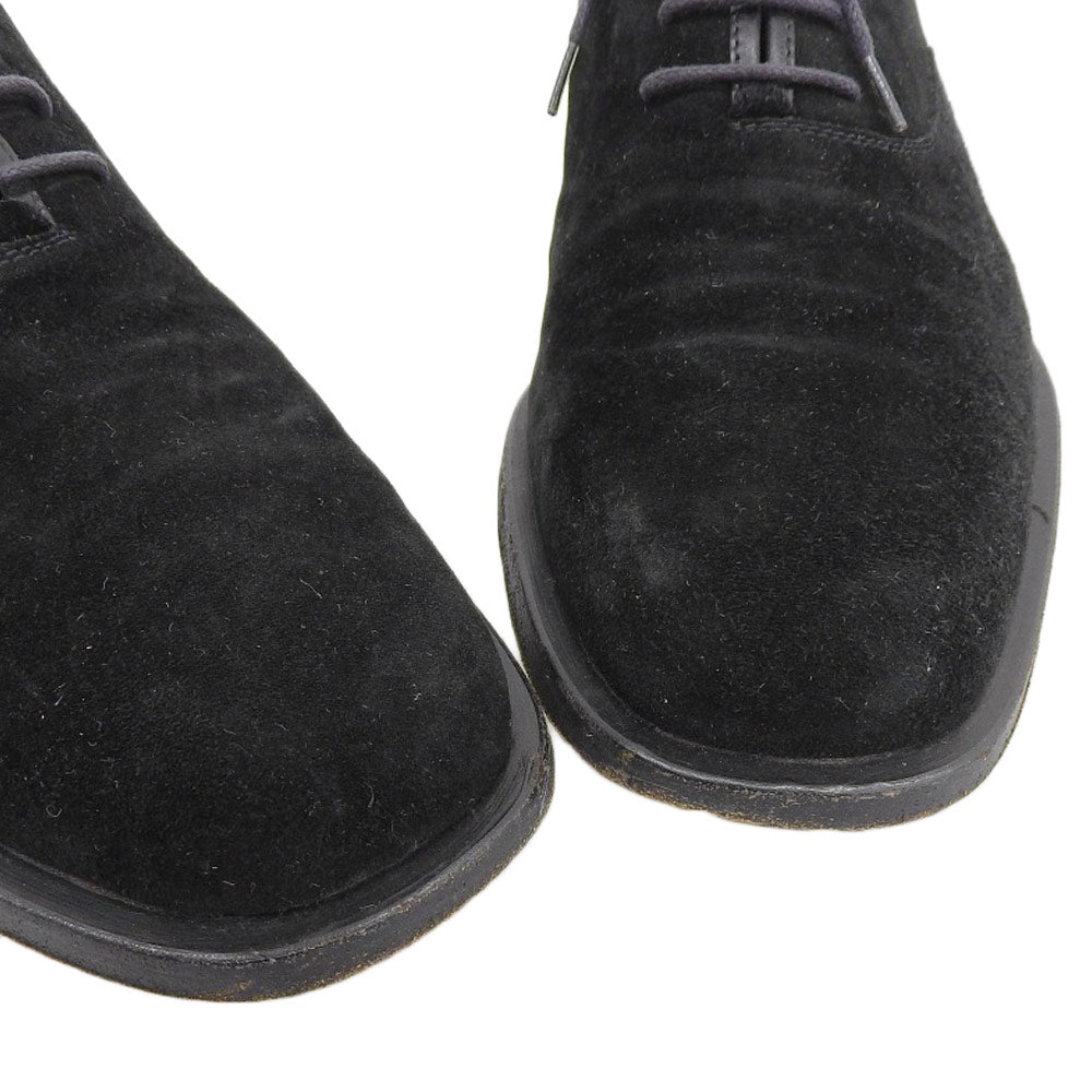 Salvatore Ferragamo サルヴァトーレフェラガモ Salvatore Ferragamo サルヴァトーレフェラガモ スエード Uチップ シューズ メンズ 黒 ブラック 7EEE TA6012 シューズ 7EEE