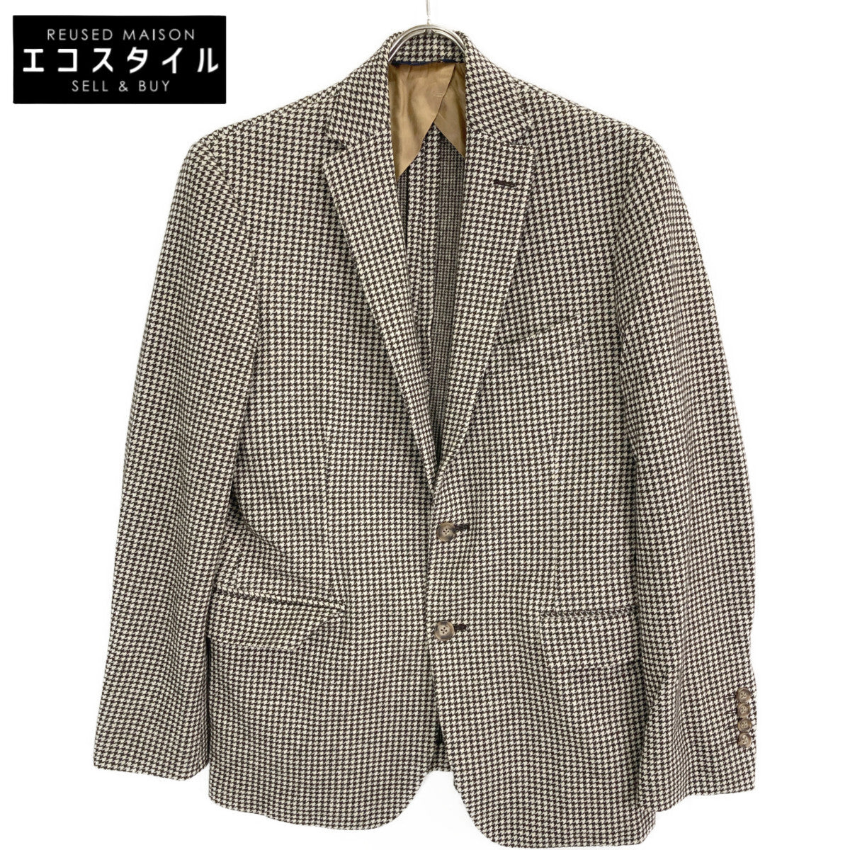 Brooks Brothers ブルックスブラザーズ 2Bﾎﾞﾀﾝ ﾊｳﾝﾄﾞﾄｩｰｽ ｻｲﾄﾞﾍﾞﾝﾂｼﾞｬｹｯﾄ ジャケット 39S