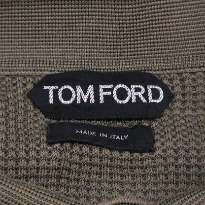 TOM FORD トムフォード BTD99 TFK132 コットン 長袖ポロシャツ/ トップス 44