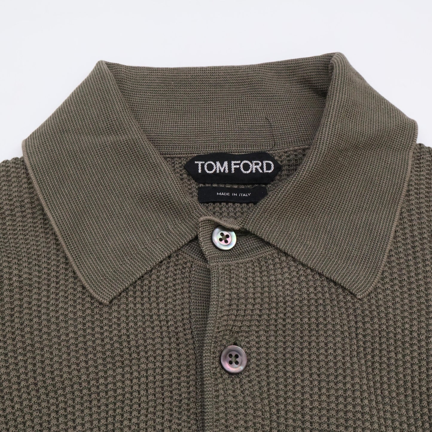 TOM FORD トムフォード BTD99 TFK132 コットン 長袖ポロシャツ/ トップス 44