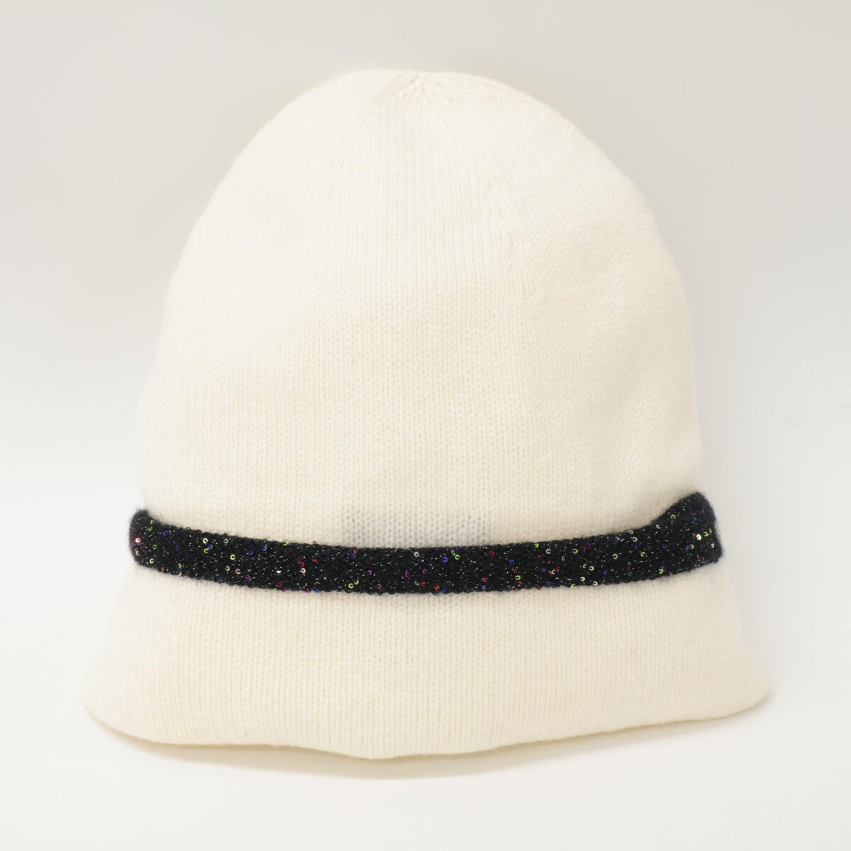 CHANEL シャネル 【美品】24AW AAA154 ココマーク シルク/カシミヤ ニット帽 帽子