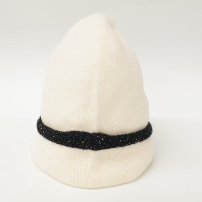 CHANEL シャネル 【美品】24AW AAA154 ココマーク シルク/カシミヤ ニット帽 帽子