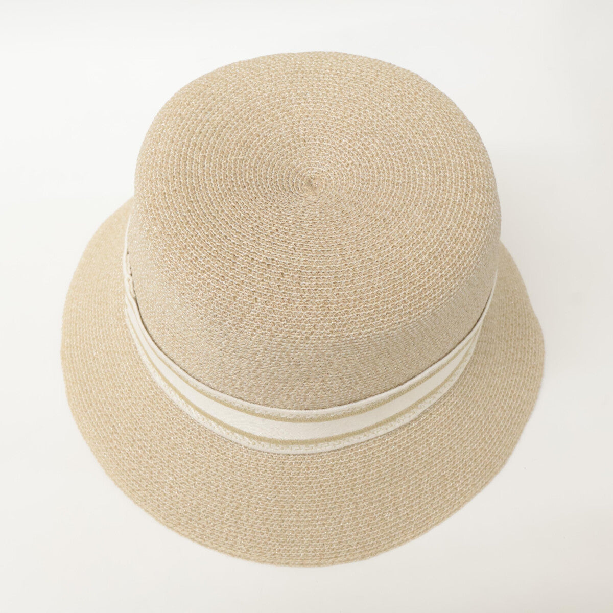 Christian Dior クリスチャンディオール 【美品/国内正規】22DRT923G157 DIORESORT リゾート ロゴテープ ストローハット 帽子 57