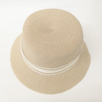 Christian Dior クリスチャンディオール 【美品/国内正規】22DRT923G157 DIORESORT リゾート ロゴテープ ストローハット 帽子 57