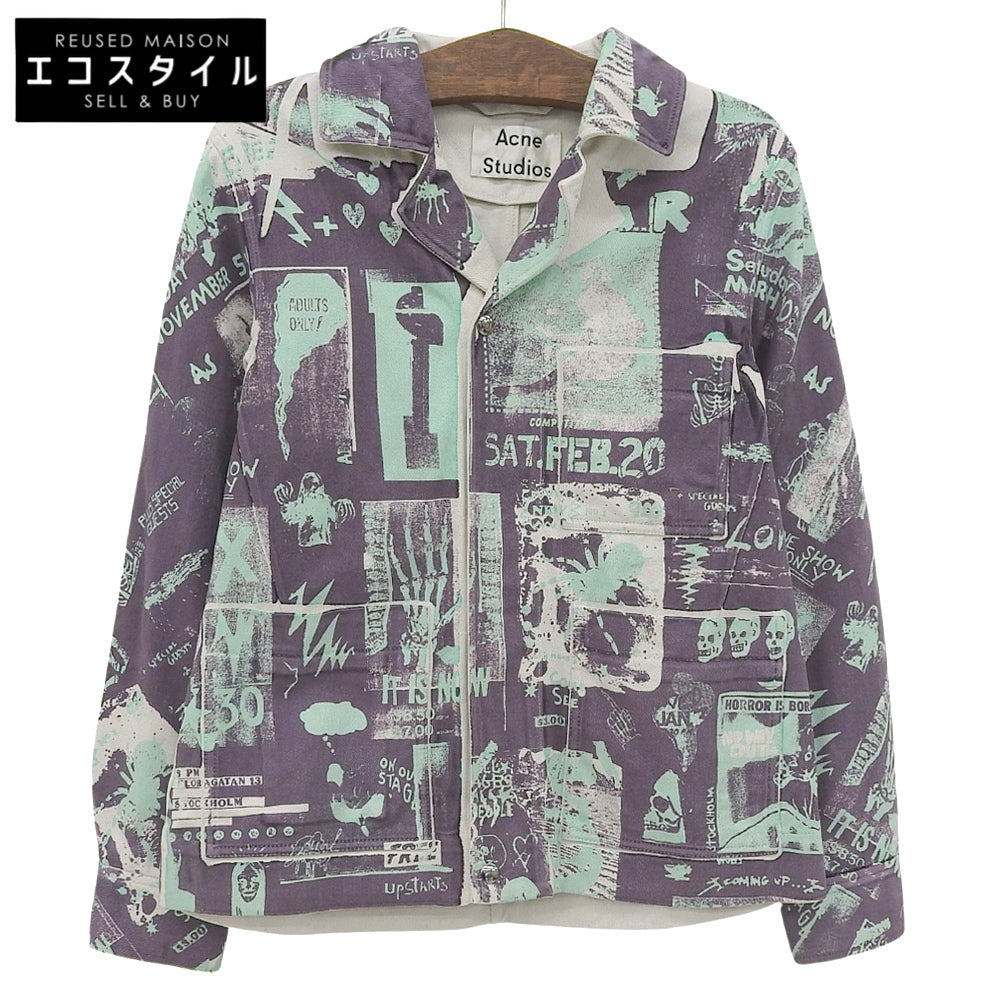 ACNE STUDIOS アクネ ストゥディオズ 総柄 ジャケット メンズ マルチカラー 44 FN-MN-OUTW000163 ジャケット 44