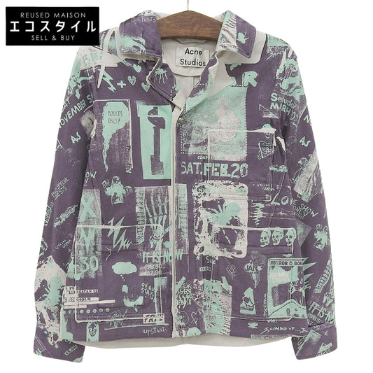 ACNE STUDIOS アクネ ストゥディオズ 総柄 ジャケット メンズ マルチカラー 44 FN-MN-OUTW000163 ジャケット 44