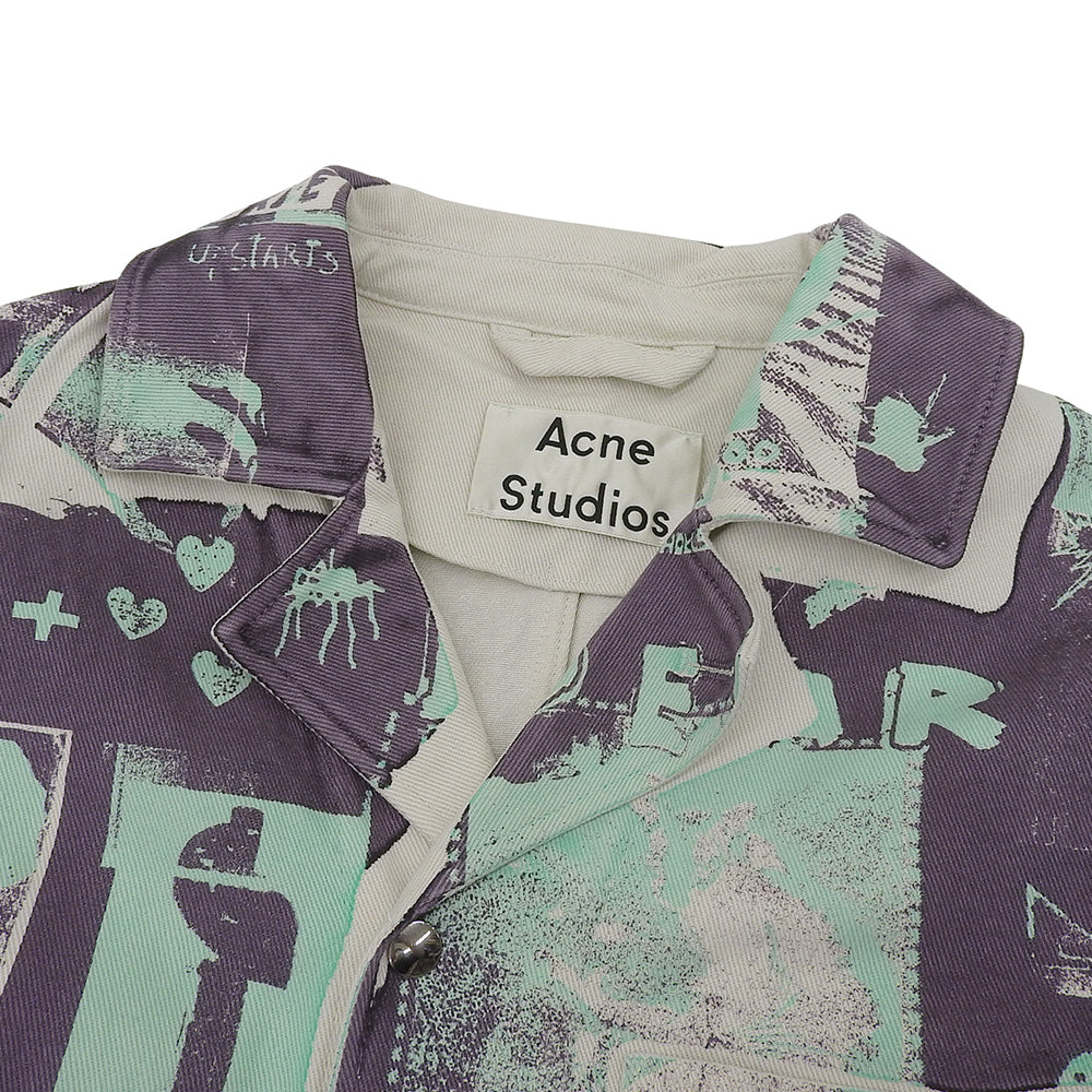 ACNE STUDIOS アクネ ストゥディオズ 総柄 ジャケット メンズ マルチカラー 44 FN-MN-OUTW000163 ジャケット 44