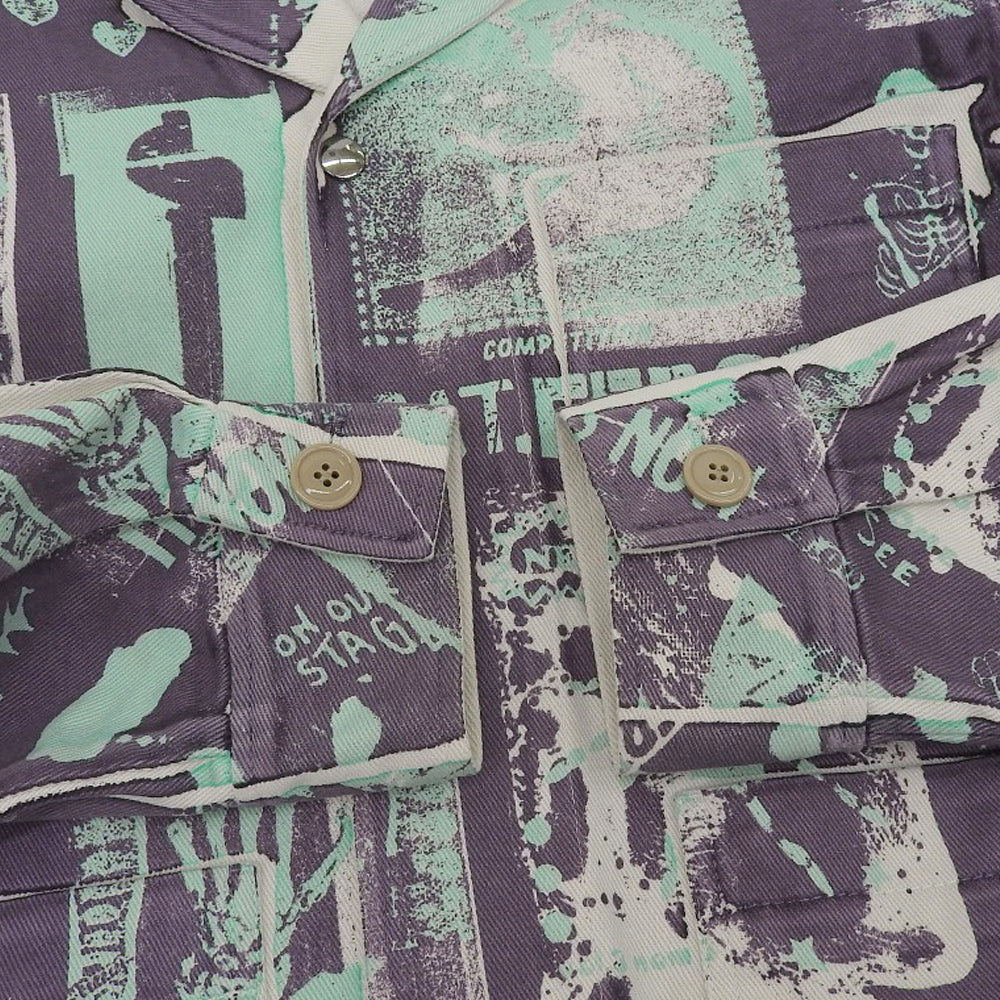 ACNE STUDIOS アクネ ストゥディオズ 総柄 ジャケット メンズ マルチカラー 44 FN-MN-OUTW000163 ジャケット 44