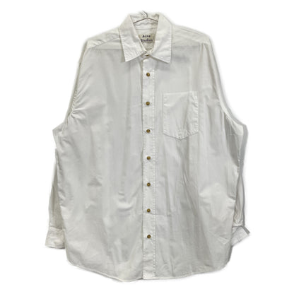 ACNE STUDIOS アクネ ストゥディオズ BB0044 ﾎﾜｲﾄ ｺｯﾄﾝ100 ATLENT NEW SOFT POP ｼｬﾂ トップス 44