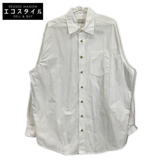 ACNE STUDIOS アクネ ストゥディオズ BB0044 ﾎﾜｲﾄ ｺｯﾄﾝ100 ATLENT NEW SOFT POP ｼｬﾂ トップス 44