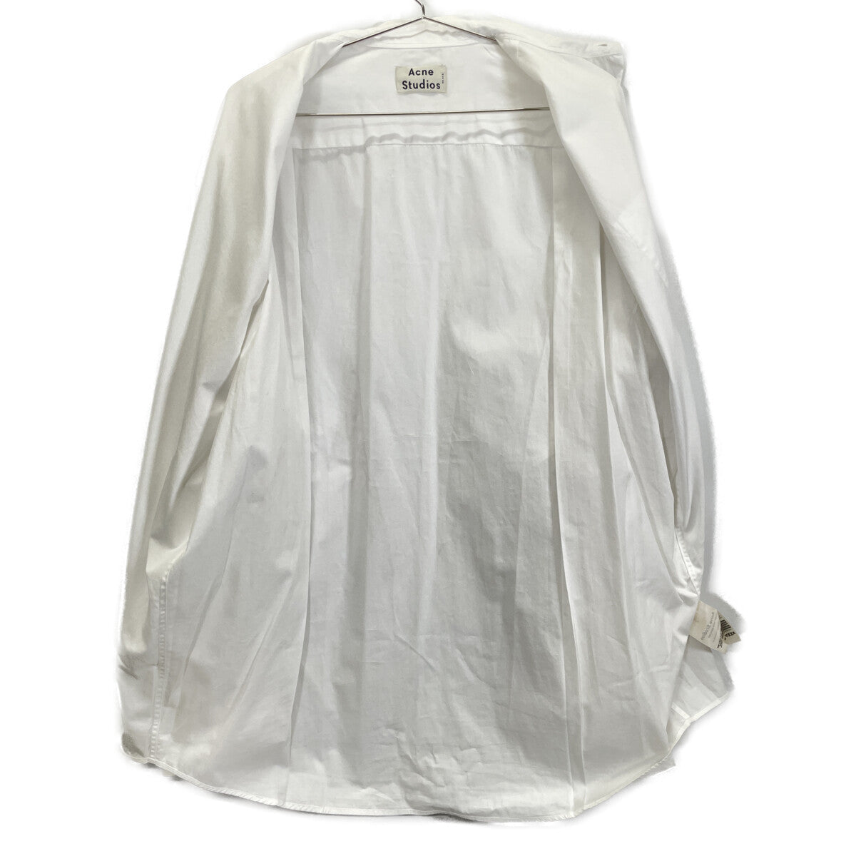 ACNE STUDIOS アクネ ストゥディオズ BB0044 ﾎﾜｲﾄ ｺｯﾄﾝ100 ATLENT NEW SOFT POP ｼｬﾂ トップス 44