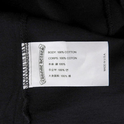 Chrome Hearts クロムハーツ 美品 FOTI スカルプリント コットン Tシャツ トップス メンズ ブラック L 2212-304-0793 トップス L