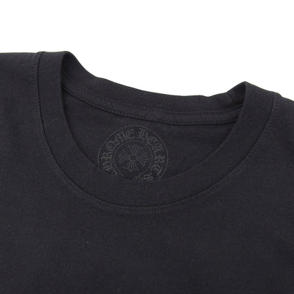 Chrome Hearts クロムハーツ 美品 FOTI スカルプリント コットン Tシャツ トップス メンズ ブラック L 2212-304-0793 トップス L