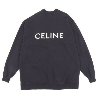 CELINE セリーヌ バックロゴ カーディガン トップス メンズ ブラック XS 2Y672670Q トップス XS