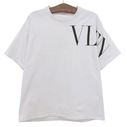 VALENTINO ヴァレンティノ VLTNロゴ コットン Tシャツ トップス メンズ ホワイト 白 XL トップス XL