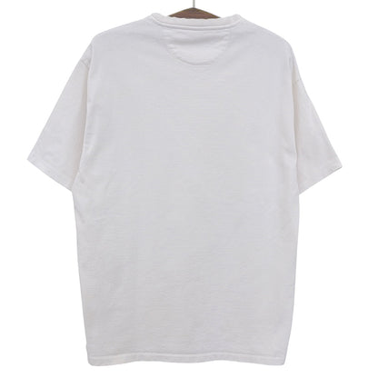 VALENTINO ヴァレンティノ VLTNロゴ コットン Tシャツ トップス メンズ ホワイト 白 XL トップス XL