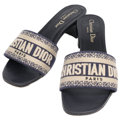 Christian Dior クリスチャンディオール Dway ロゴ エンブロイダリー ヒール シューズ 36