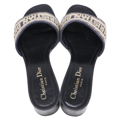 Christian Dior クリスチャンディオール Dway ロゴ エンブロイダリー ヒール シューズ 36