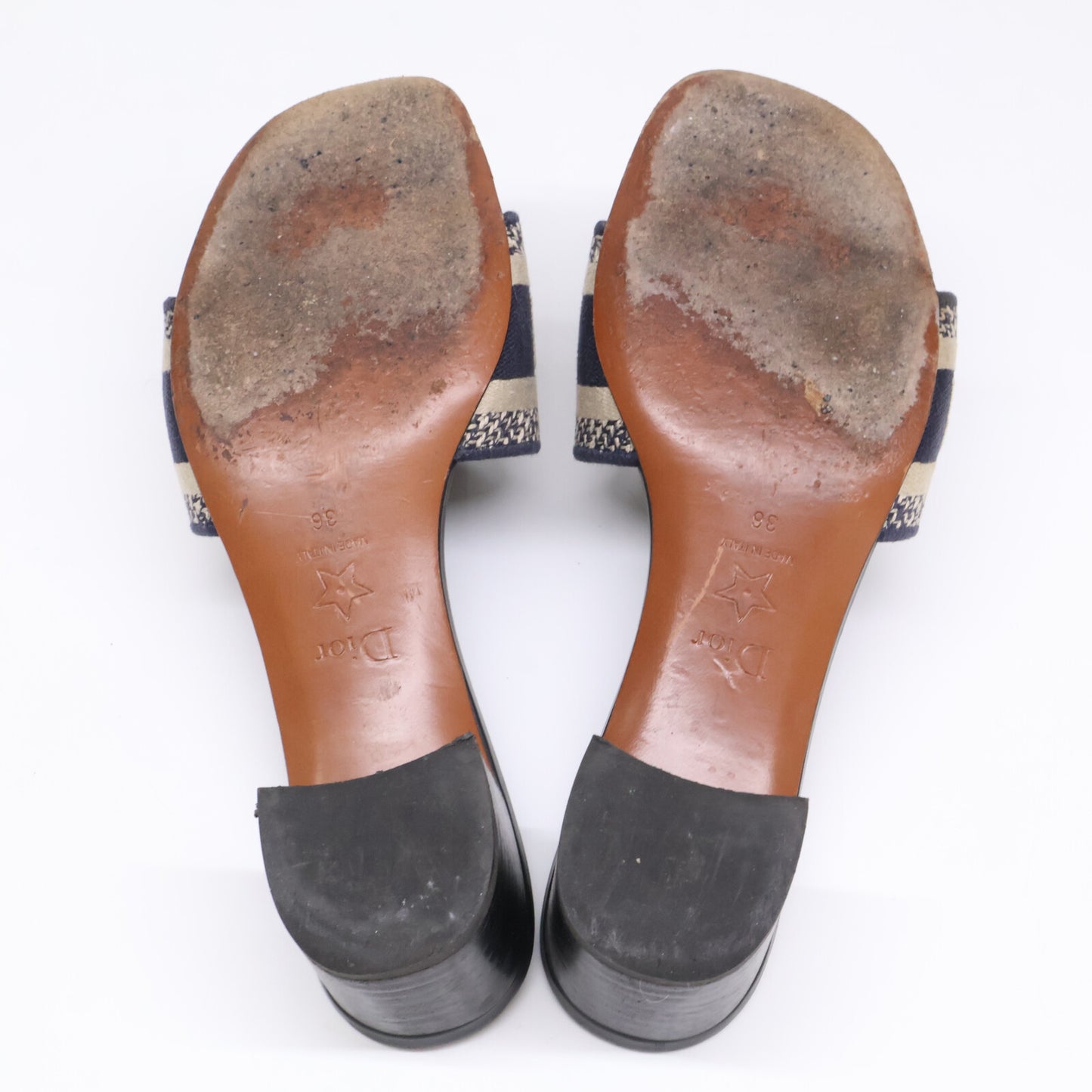 Christian Dior クリスチャンディオール Dway ロゴ エンブロイダリー ヒール シューズ 36