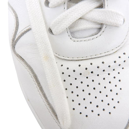 CELINE セリーヌ プラットフォームソール ブロック スニーカー シューズ レディース ホワイト×ブルー 36 シューズ 36