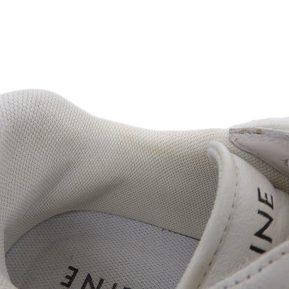 CELINE セリーヌ プラットフォームソール ブロック スニーカー シューズ レディース ホワイト×ブルー 36 シューズ 36