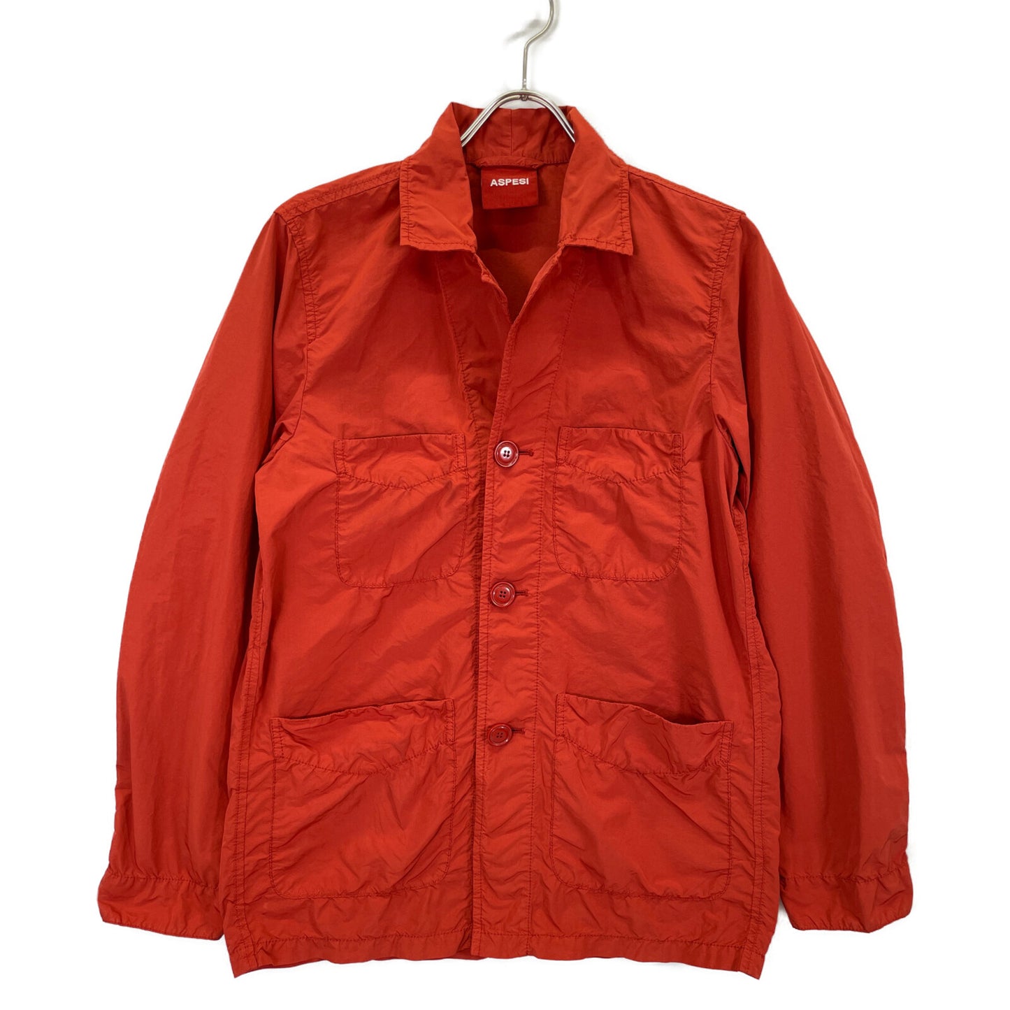 ASPESI アスペジ ﾚｯﾄﾞ ﾅｲﾛﾝｼｬﾂｼﾞｬｹｯﾄ ジャケット S