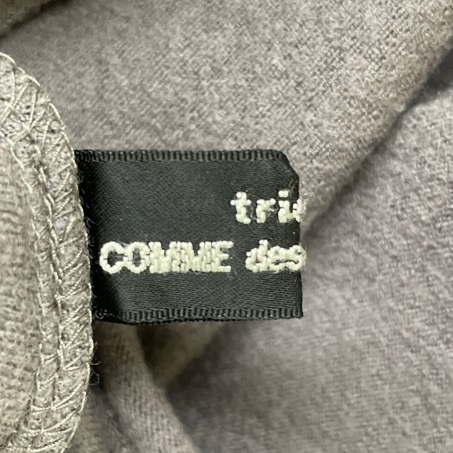 tricotCOMMEdesGARCONS トリココムデギャルソン 96年製 ﾊﾟｰﾌﾟﾙ ﾗｳﾝﾄﾞｶﾗｰ ｳｰﾙ ﾜﾝﾋﾟｰｽ ワンピース 表記無し