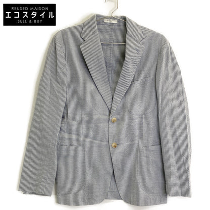 BOGLIOLI ボリオリ M1402I コットン ストライプ シアサッカージャケット ジャケット 46