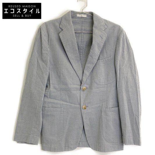 BOGLIOLI ボリオリ M1402I コットン ストライプ シアサッカージャケット ジャケット 46