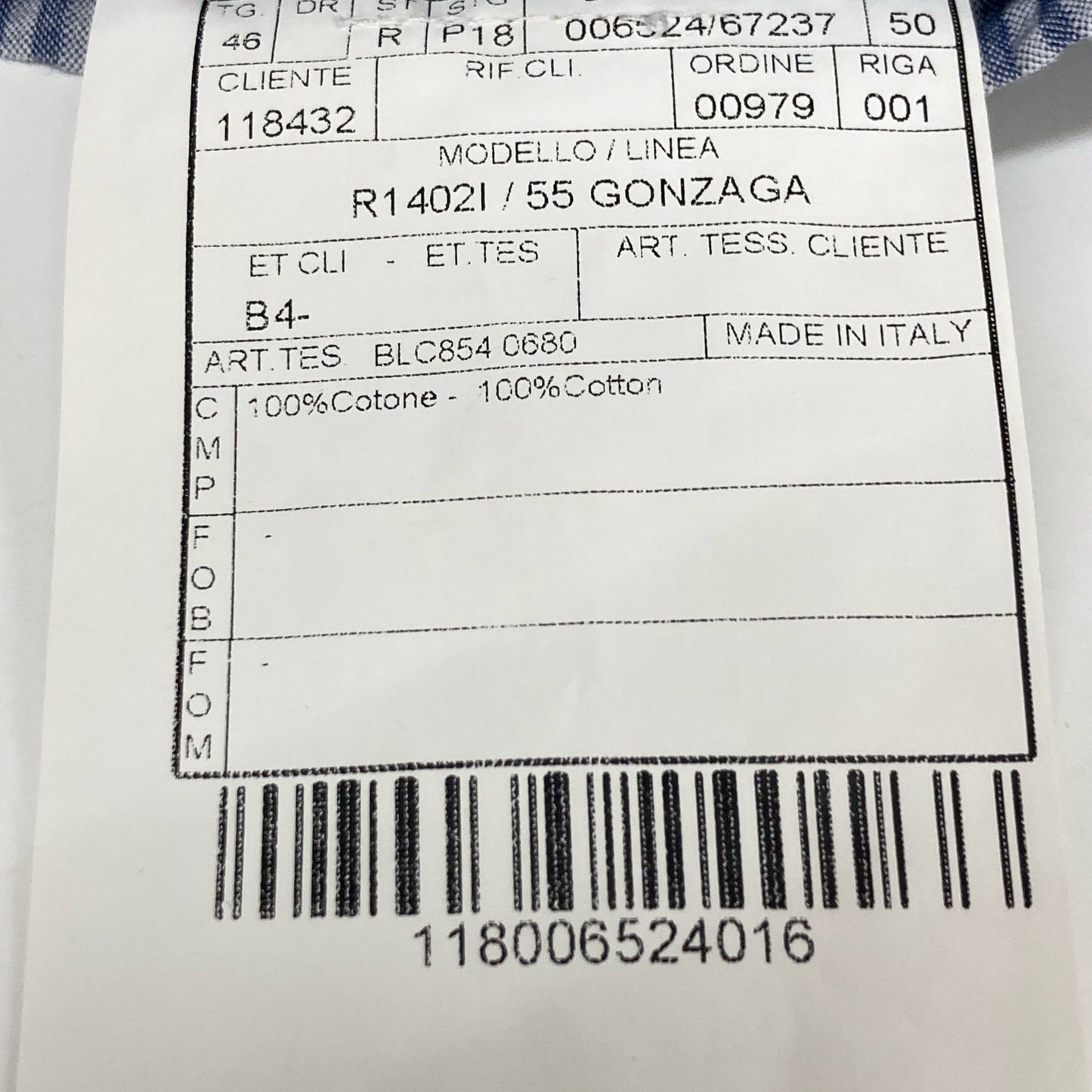 BOGLIOLI ボリオリ M1402I コットン ストライプ シアサッカージャケット ジャケット 46