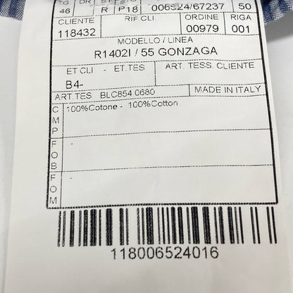 BOGLIOLI ボリオリ M1402I コットン ストライプ シアサッカージャケット ジャケット 46