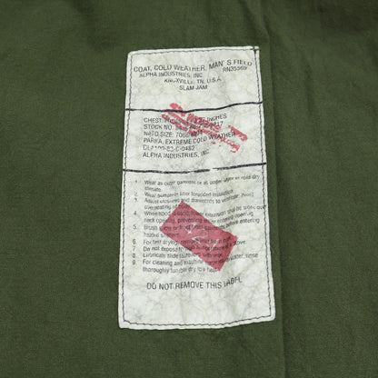 ALPHA INDUSTRIES アルファインダストリーズ SLAM JAM×424 ｸﾞﾘｰﾝ M-65 ﾐﾘﾀﾘｰ ﾌｨｰﾙﾄﾞｼﾞｬｹｯﾄ ジャケット M