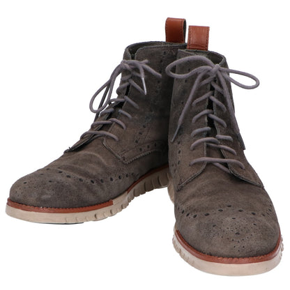 Cole Haan コールハーン C23302 スエード ゼログランド レースアップブーツ シューズ ８