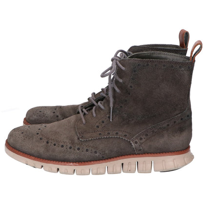 Cole Haan コールハーン C23302 スエード ゼログランド レースアップブーツ シューズ ８