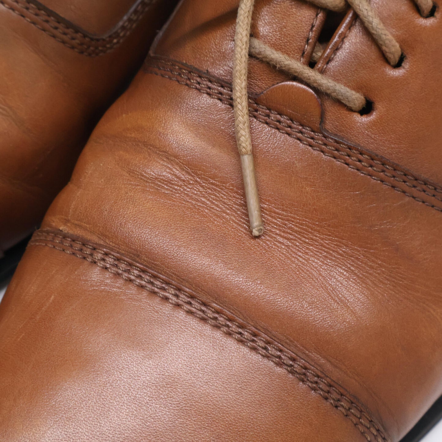 Cole Haan コールハーン C09425 BRITISH TAN 内羽根 ストレートチップ 革靴 シューズ 7.5