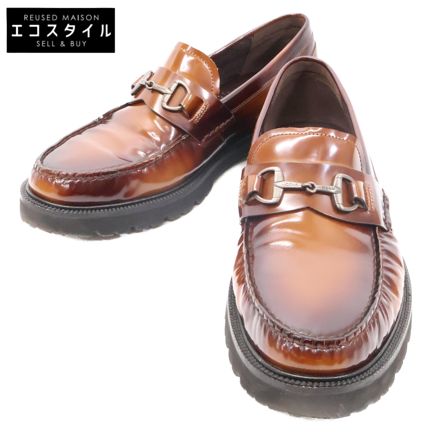 Cole Haan コールハーン 美品 C39134 アメリカンクラシックス ビット ローファー シューズ 8M