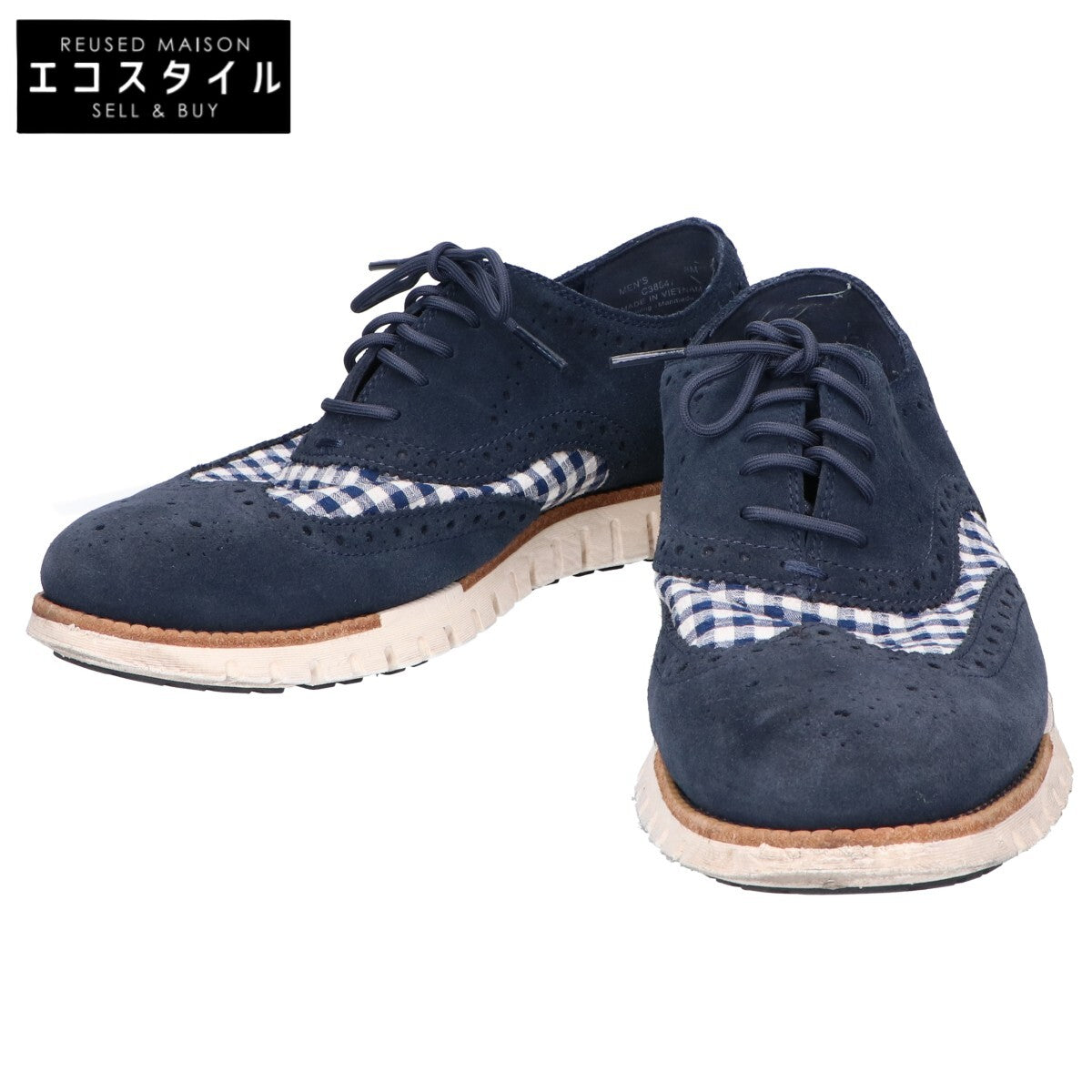 Cole Haan コールハーン C38847 ゼログランド リマスタード ウィングチップオックス ラインド シューズ 8