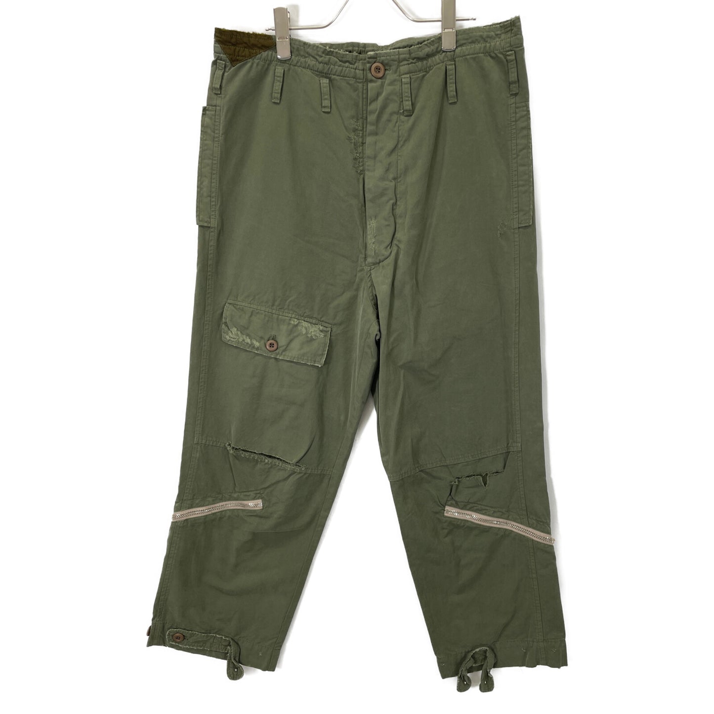 ALPHA INDUSTRIES アルファインダストリーズ 17A51SJU009 424×Slam Jam ｶｰｷ USED加工 ｶｰｺﾞﾊﾟﾝﾂ ボトムス M