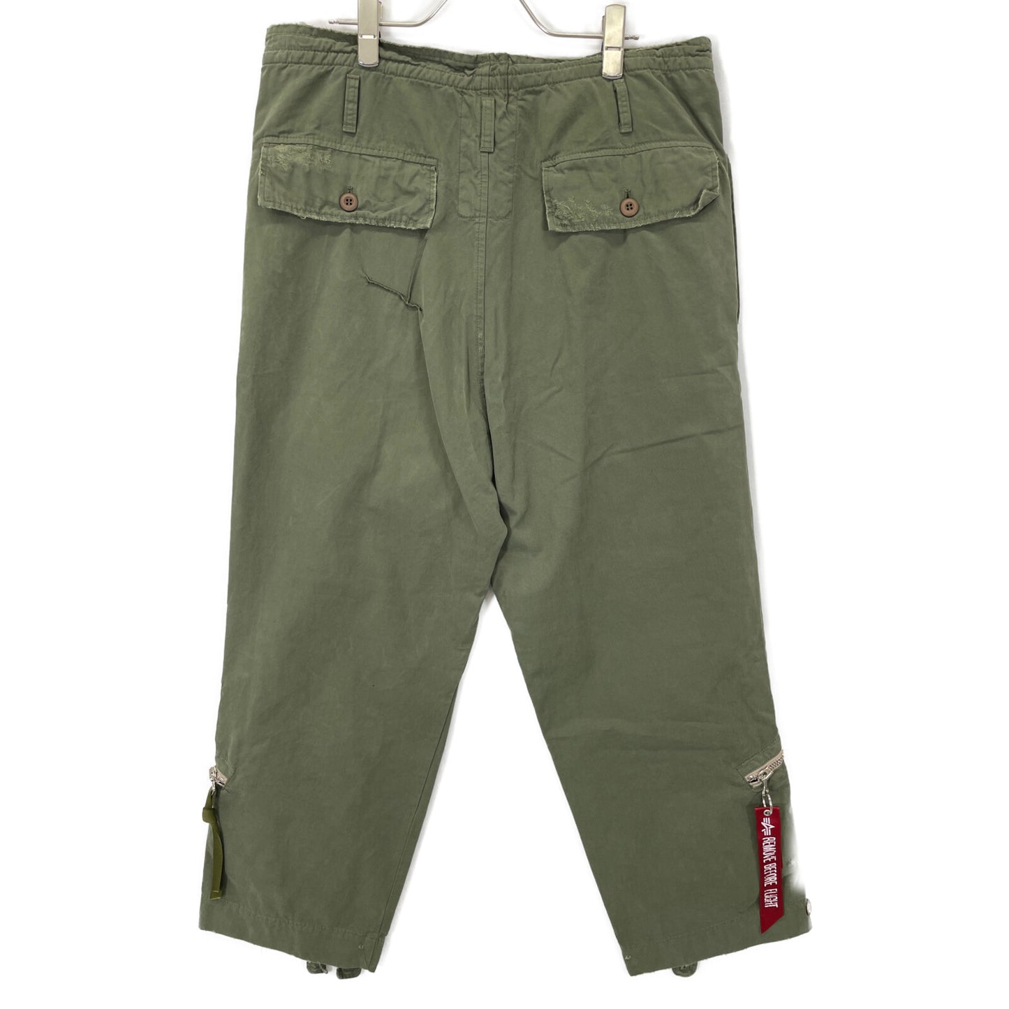 ALPHA INDUSTRIES アルファインダストリーズ 17A51SJU009 424×Slam Jam ｶｰｷ USED加工 ｶｰｺﾞﾊﾟﾝﾂ ボトムス M