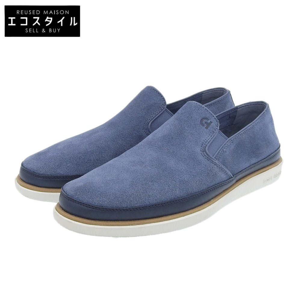Cole Haan コールハーン 美品 グランドプロ ストローポイント ツインゴアスニーカー シューズ メンズ チャイナブルー 7 1/2 M 25cm C41877 シューズ 7 1/2 M
