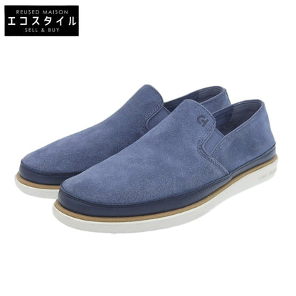 Cole Haan コールハーン 美品 グランドプロ ストローポイント ツインゴアスニーカー シューズ メンズ チャイナブルー 7 1/2 M 25cm C41877 シューズ 7 1/2 M