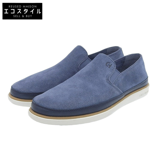 Cole Haan コールハーン 美品 グランドプロ ストローポイント ツインゴアスニーカー シューズ メンズ チャイナブルー 7 1/2 M 25cm C41877 シューズ 7 1/2 M