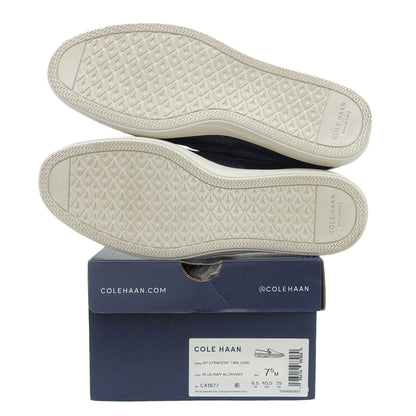 Cole Haan コールハーン 美品 グランドプロ ストローポイント ツインゴアスニーカー シューズ メンズ チャイナブルー 7 1/2 M 25cm C41877 シューズ 7 1/2 M