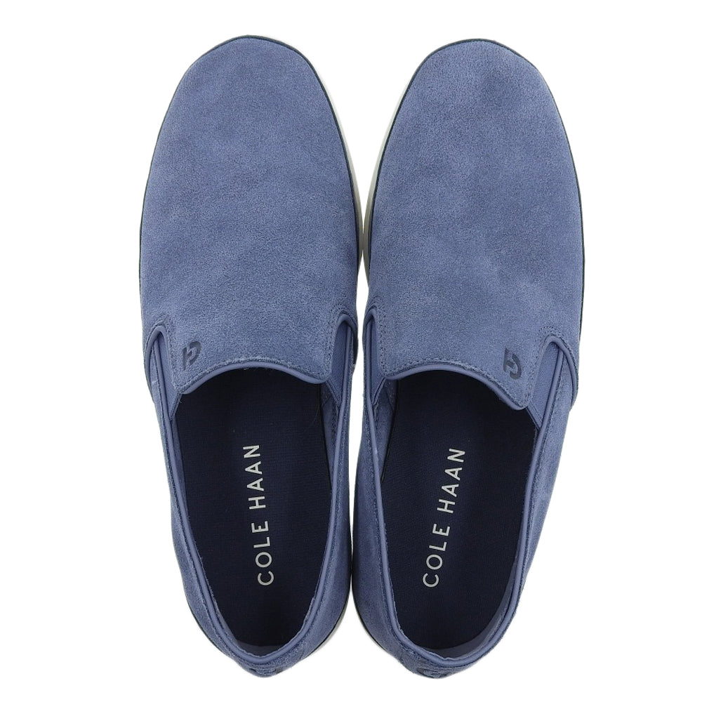 Cole Haan コールハーン 美品 グランドプロ ストローポイント ツインゴアスニーカー シューズ メンズ チャイナブルー 7 1/2 M 25cm C41877 シューズ 7 1/2 M