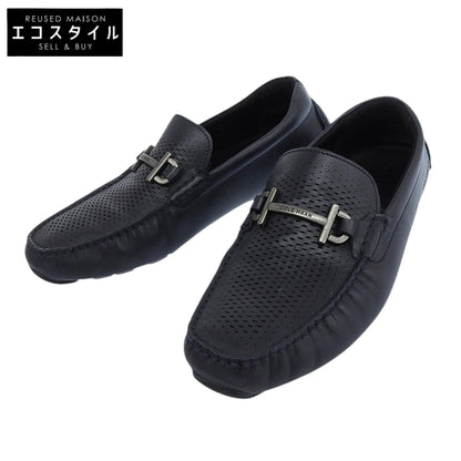 Cole Haan コールハーン 美品 グランド レーザービットドライバー シューズ メンズ ネイビー 25.5cm C38515 シューズ 8