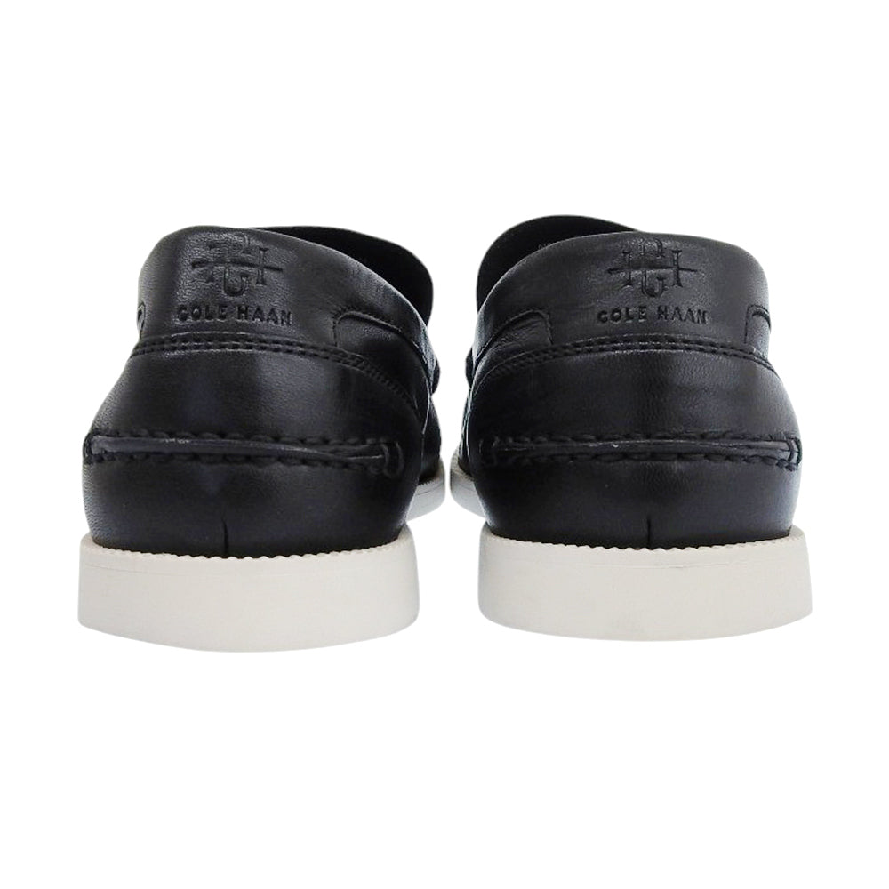 Cole Haan コールハーン 美品 アメリカンクラシックス ハンプトンローファー レザー シューズ メンズ 黒 ブラック 25cm C39761 シューズ 7 1/2