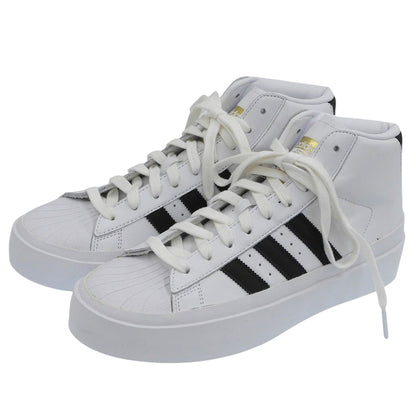 adidas アディダス 新品同様 Pro Model ハイカット スニーカー シューズ メンズ ホワイト 28.0cm FX6851 シューズ 10(US)